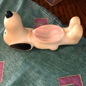 Vintage 1950 Avon Snoopy Soap Dish
